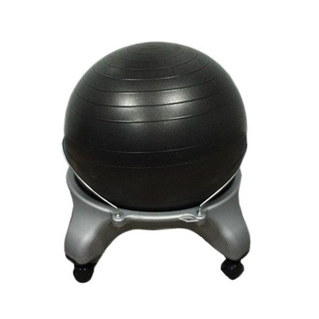 Fabrication Enterprises Fabrication Enterprises 30-1796 Cando Plastic Exercise Ball Chair with Locking Casters 30-1796